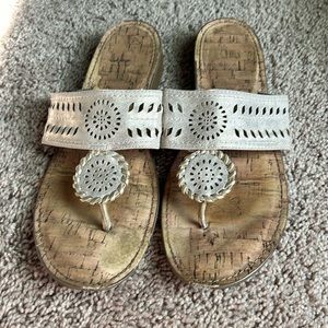 Gold sandals